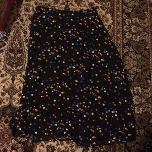 Polka dot skirt